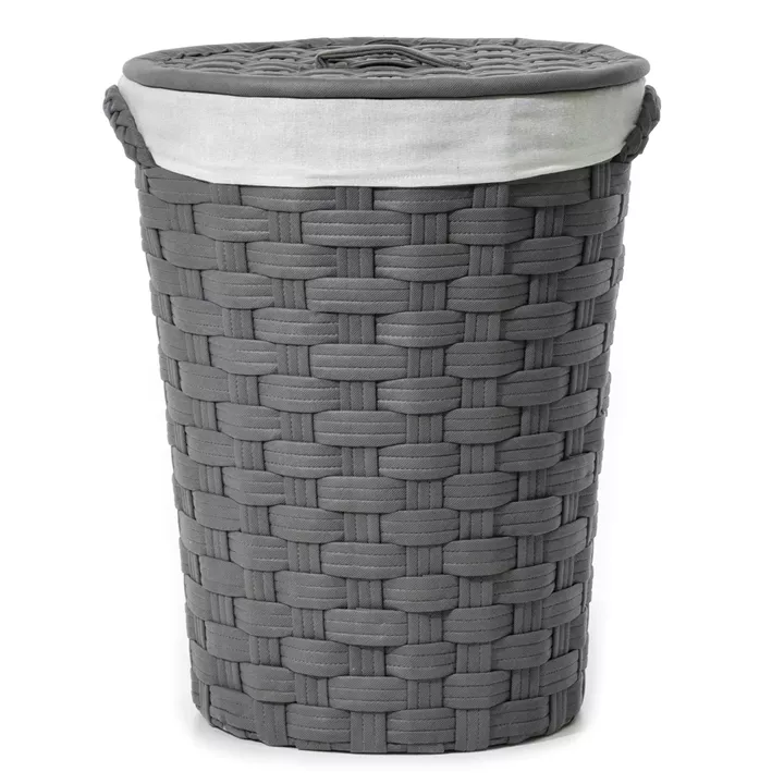 Καλάθι Απλύτων Γκρι Φ43cm