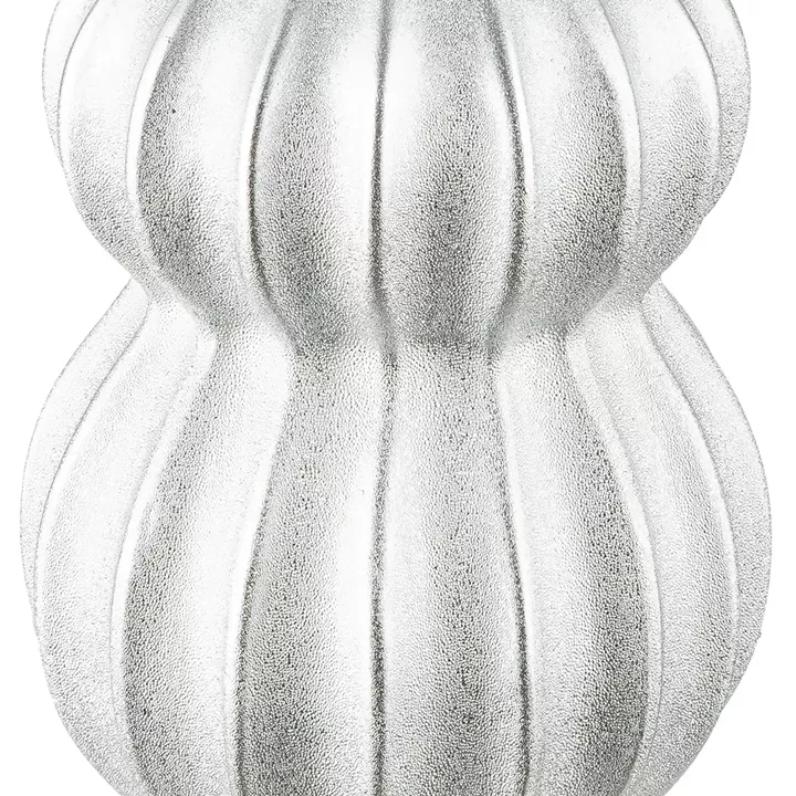  Βάζο Κεραμικό Ασημί Χρώμα D14X30Cm D14X30Cm