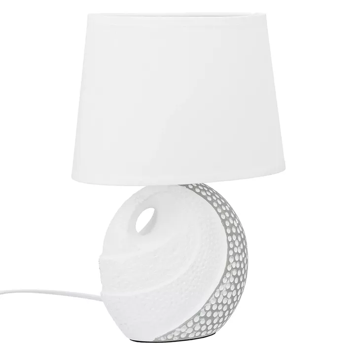Επιτραπέζιο φωτιστικό Στρογγυλό Κεραμικό Γκρι Λευκό 2 Ποικιλία 20X12X29Cm 20X12X29Cm