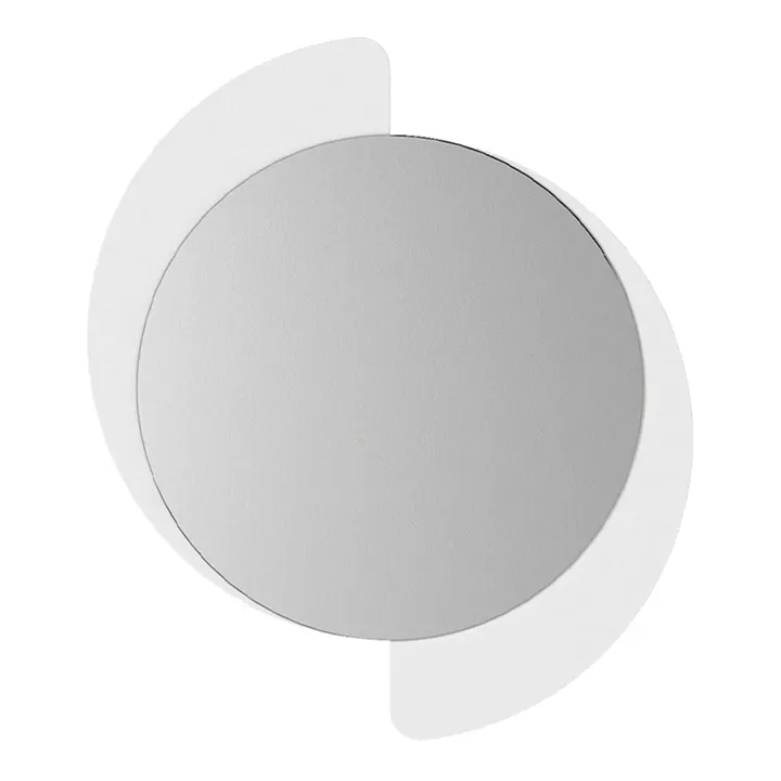 Καθρέπτης τοίχου Sevilla Μegapap χρώμα λευκό 59,2x2,2x69εκ.