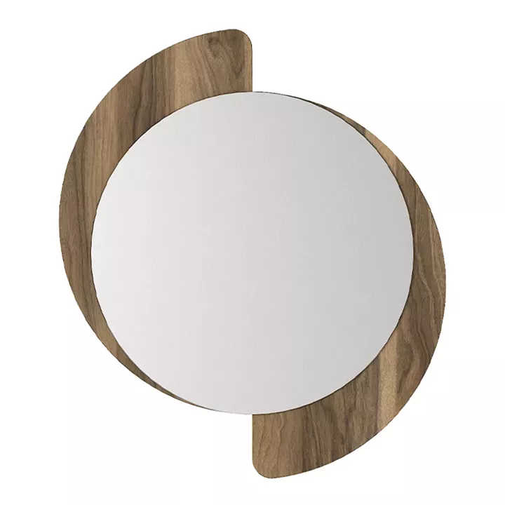 Καθρέπτης τοίχου Sevilla Μegapap χρώμα καρυδί 59,2x2,2x69εκ.