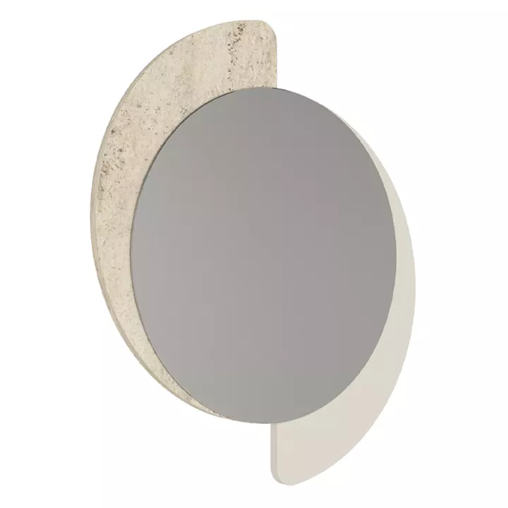 Καθρέπτης τοίχου Sevilla Μegapap χρώμα sandstone - travertine 59,2x2,2x69εκ.