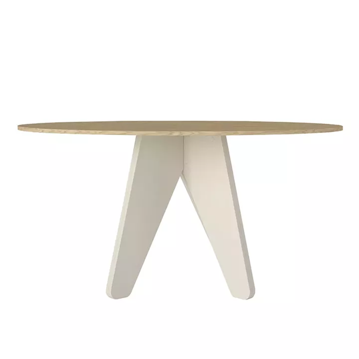 Τραπέζι Rebel Megapap χρώμα rota oak - sandstone 150x90x75εκ.