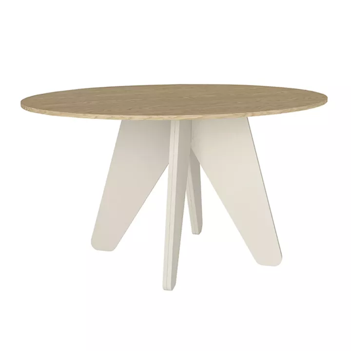 Τραπέζι Rebel Megapap χρώμα rota oak - sandstone 150x90x75εκ.