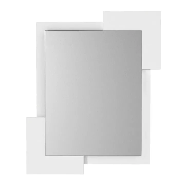 Καθρέπτης τοίχου Selinos Μegapap χρώμα λευκό 65x2,2x85εκ.