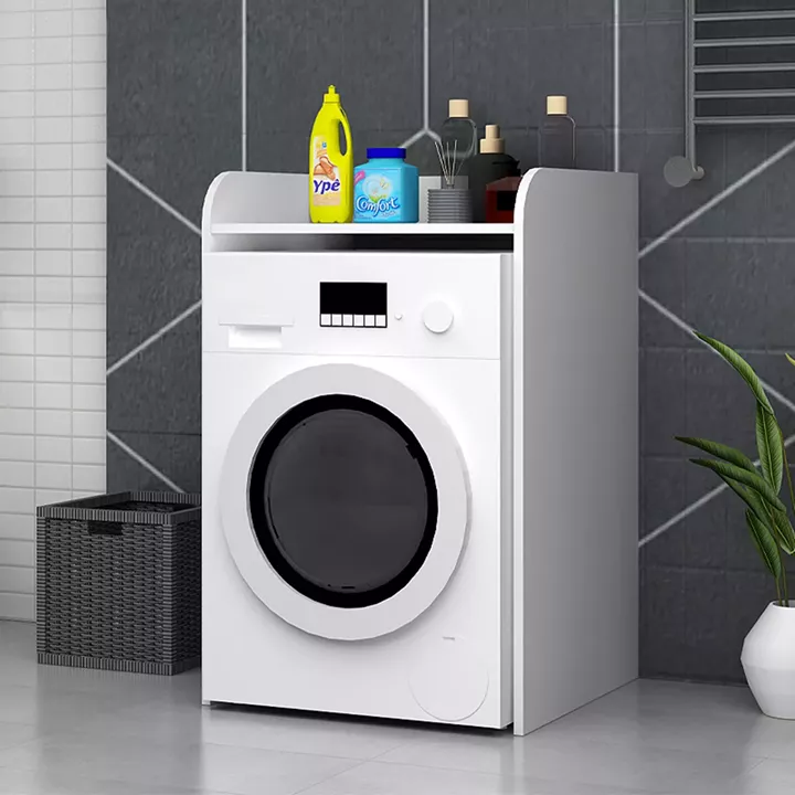 Έπιπλο πλυντηρίου Toren Megapap χρώμα λευκό 65x60x100εκ.