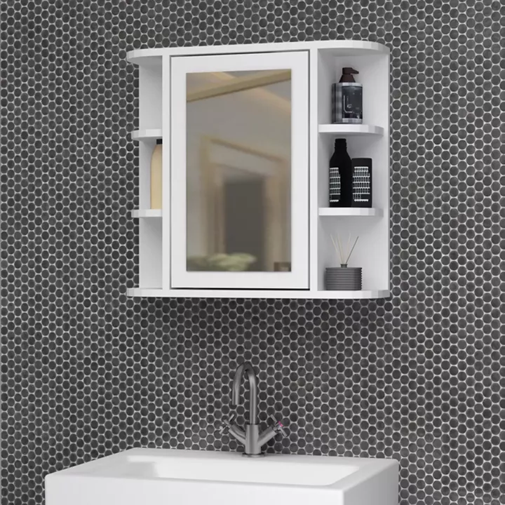 Καθρέπτης μπάνιου Diro Μegapap χρώμα λευκό 65x17,5x60εκ.