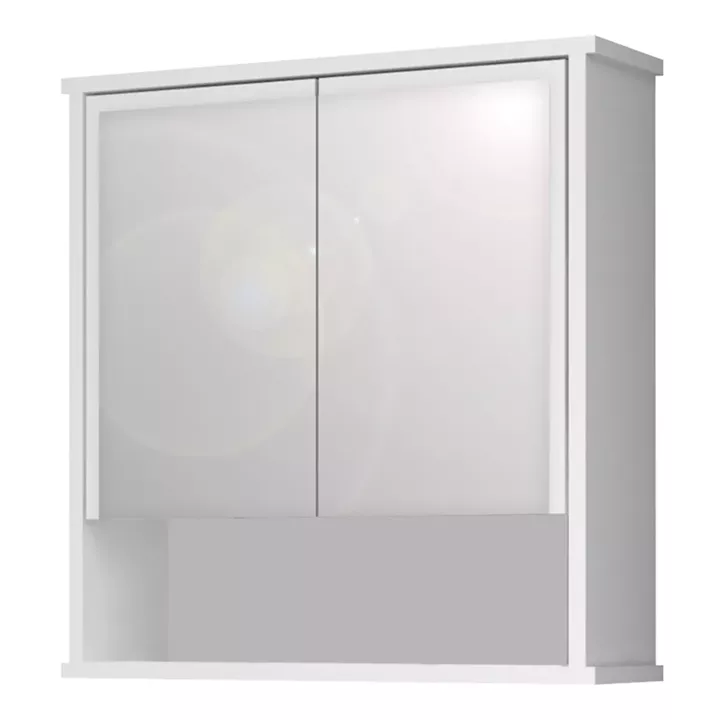 Καθρέπτης μπάνιου Delo Μegapap χρώμα λευκό 62x17,5x60εκ.