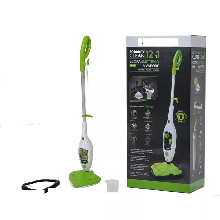 Ηλεκτρική Σκούπα Dictrolux Ecology Clean 12in1 Λευκό/Πράσινο Πλαστικό 300ml