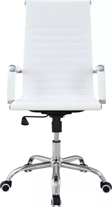 Καρέκλα Γραφείου ArteLibre ΔΙΩΝΗ Λευκό PU 55x60x104-111cm