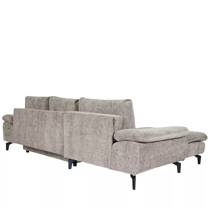 Καναπές Κρεβάτι Γωνιακός ArteLibre Αριστερή Γωνία BANDERA Ανοιχτό Γκρι 263x168x84cm