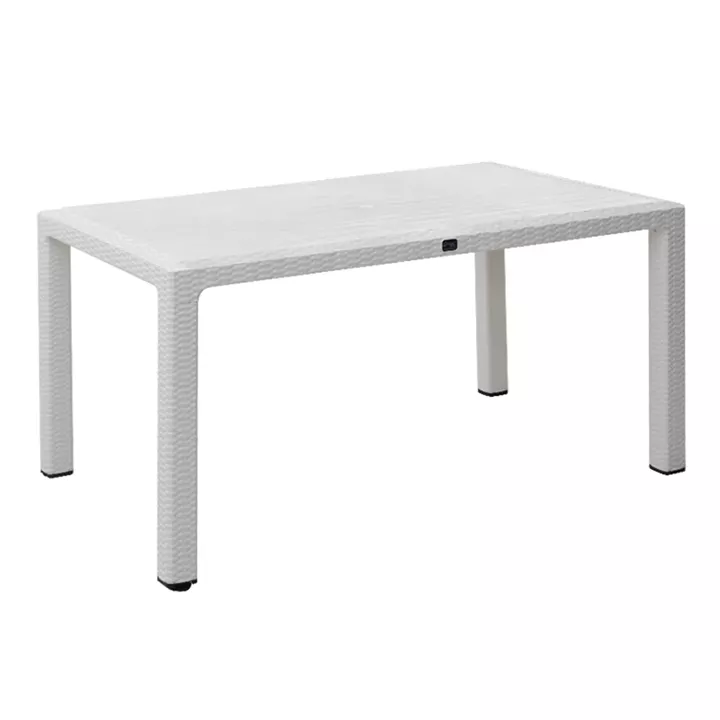 Τραπέζι πολυπροπυλενίου Kalan Megapap χρώμα λευκό 150x90x75εκ.