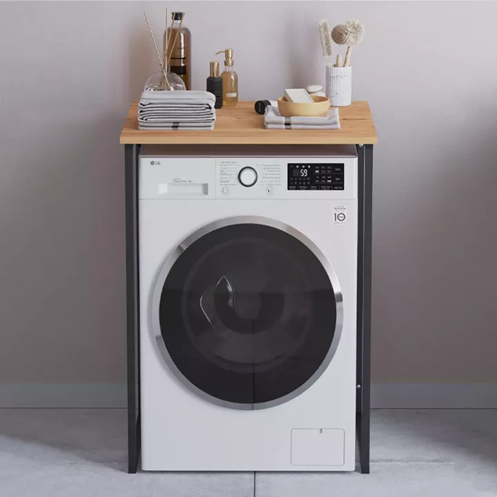 Έπιπλο πλυντηρίου Doyle Megapap χρώμα pine oak 67x60x92,8εκ.