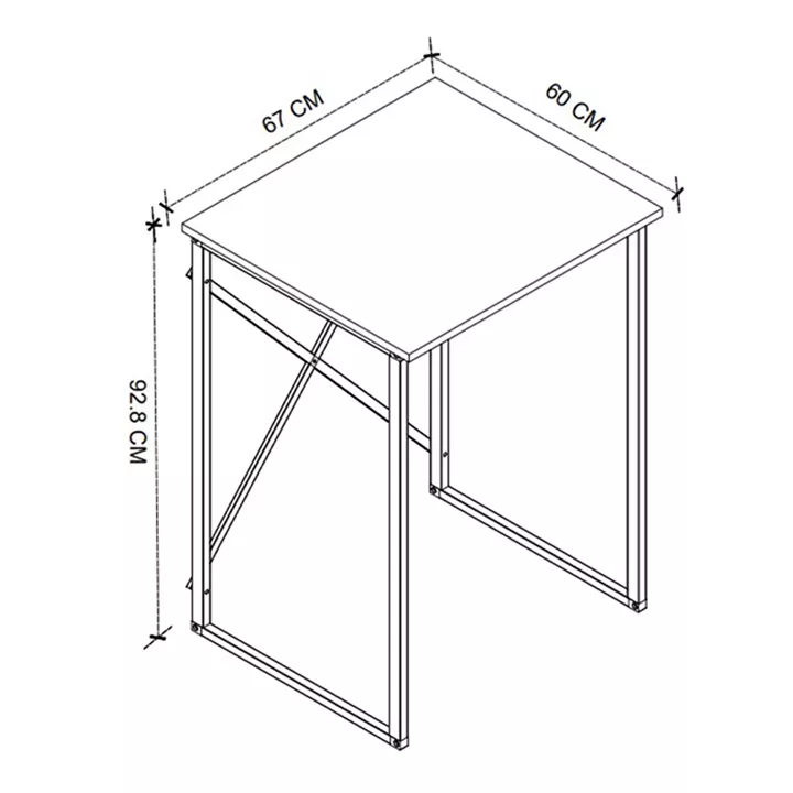 Έπιπλο πλυντηρίου Doyle Megapap χρώμα λευκό 67x60x92,8εκ.