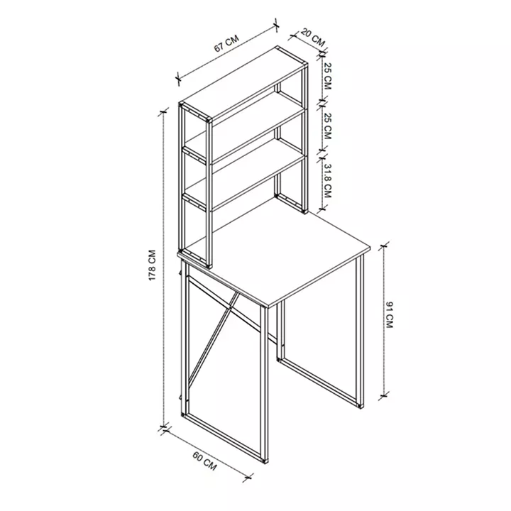 Έπιπλο πλυντηρίου Bobby Megapap χρώμα λευκό 67x60x178εκ.