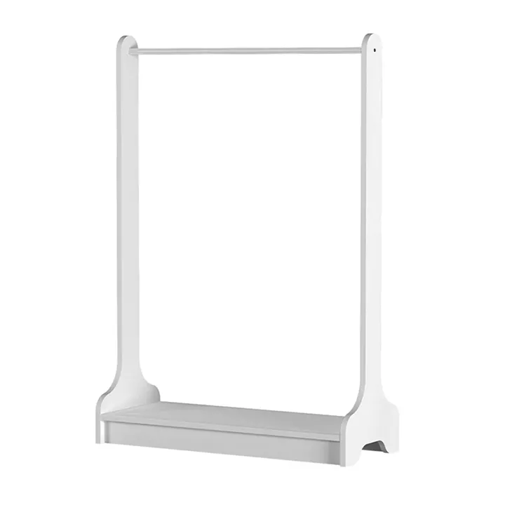 Έπιπλο εισόδου Belgum Megapap χρώμα λευκό 87,3x35x128εκ.