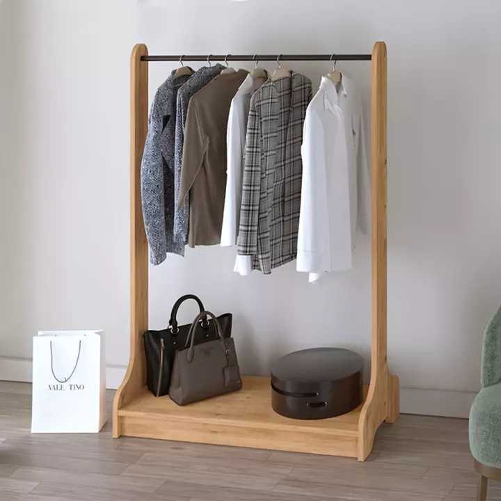 Έπιπλο εισόδου Belgum Megapap χρώμα pine oak 87,3x35x128εκ.