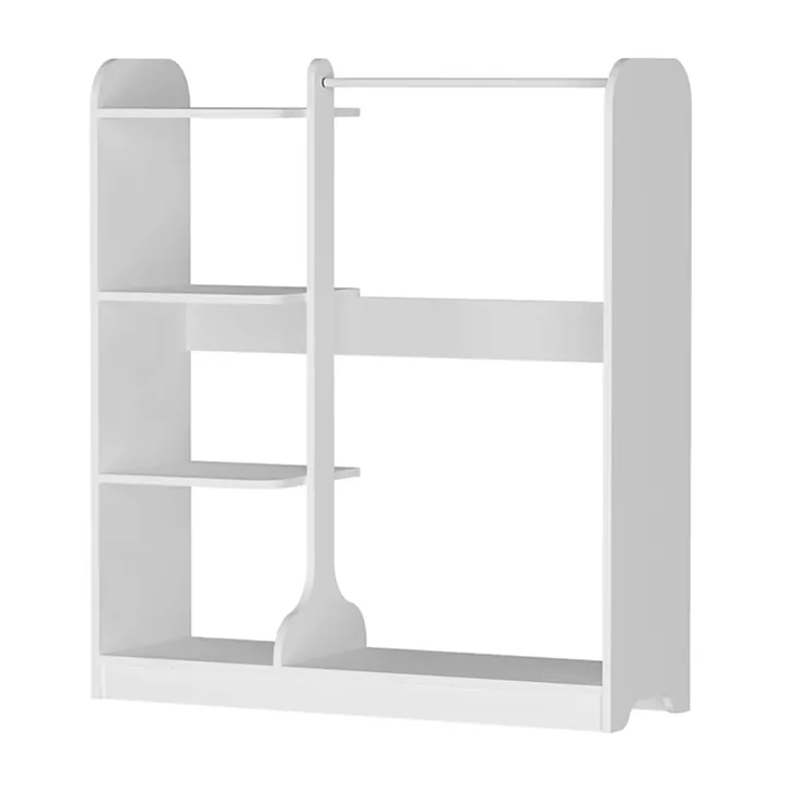 Έπιπλο εισόδου Rozesme Megapap χρώμα λευκό 120x40x135εκ.