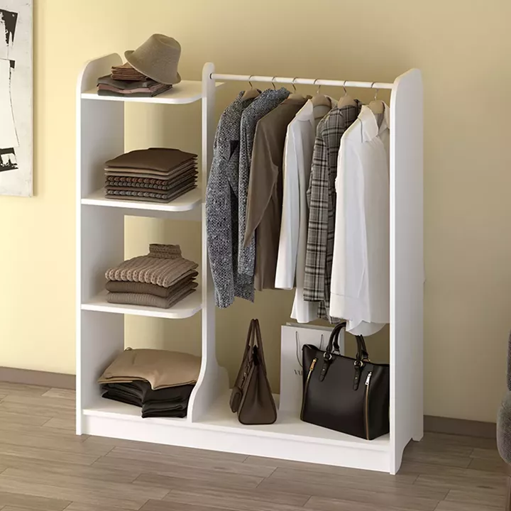 Έπιπλο εισόδου Rozesme Megapap χρώμα λευκό 120x40x135εκ.