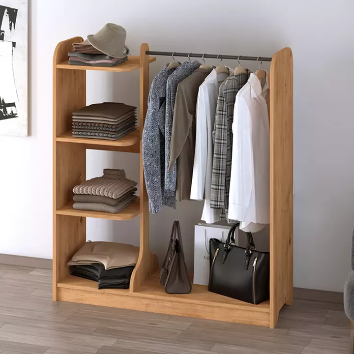 Έπιπλο εισόδου Rozesme Megapap χρώμα pine oak 120x40x135εκ.