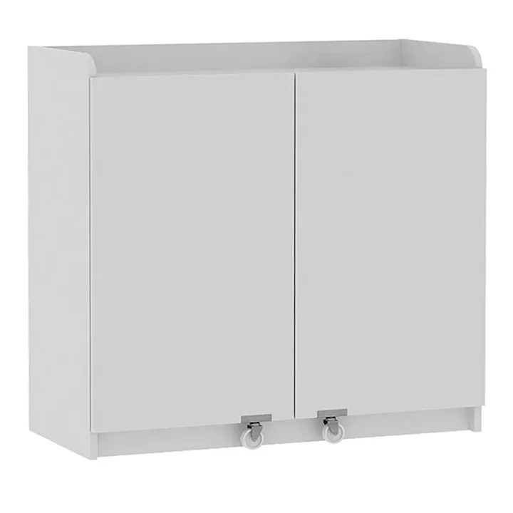 Ντουλάπι κουζίνας - μπάνιου Altay I Megapap χρώμα λευκό 97,8x44,1x91,5εκ.