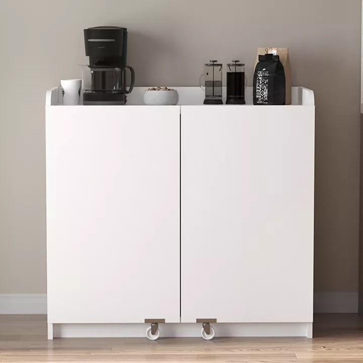 Ντουλάπι κουζίνας - μπάνιου Altay I Megapap χρώμα λευκό 97,8x44,1x91,5εκ.