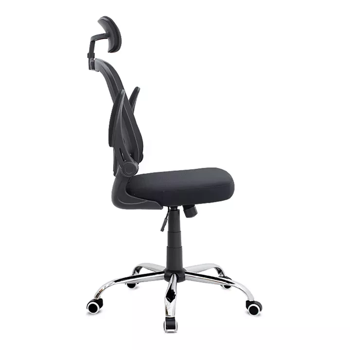 Καρέκλα γραφείου διευθυντική Falcon Megapap με ύφασμα Mesh χρώμα μαύρο 68x65x119/129εκ.