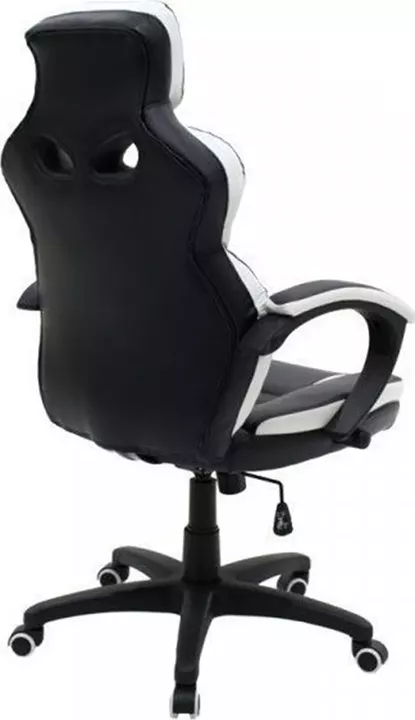Καρέκλα Γραφείου ArteLibre Gaming ΚΛΕΟΝΙΚΗ Μαύρο/Λευκό 65x72x118-126cm
