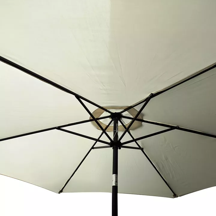 Ομπρέλα Κήπου ArteLibre GRACIOSA Μπεζ/Μαύρο Αλουμίνιο/Ύφασμα Φ3x2.55m