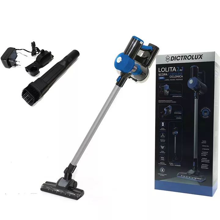 Ηλεκτρική Σκούπα Χωρίς Καλώδιο Dictrolux Lolita 2σε1 150W