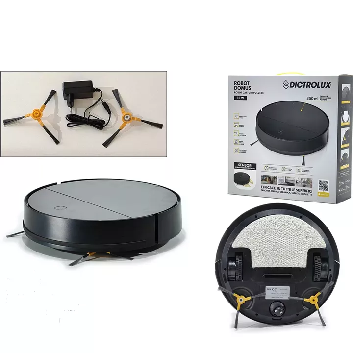 Ρομπότ Καθαρισμού Σκόνης Dictrolux Domus Μαύρο 16W