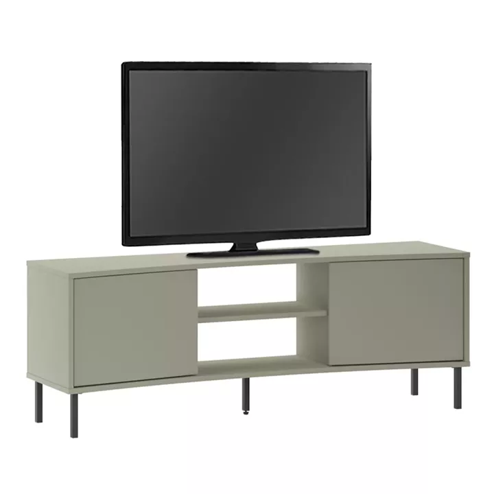 Έπιπλο τηλεόρασης Frem Megapap χρώμα ash green 150x40x55εκ.
