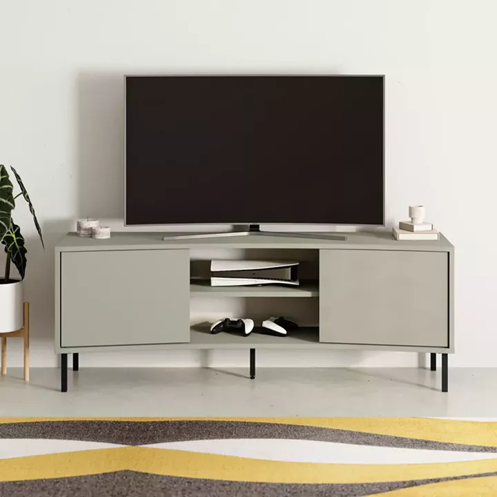 Έπιπλο τηλεόρασης Frem Megapap χρώμα ash green 150x40x55εκ.