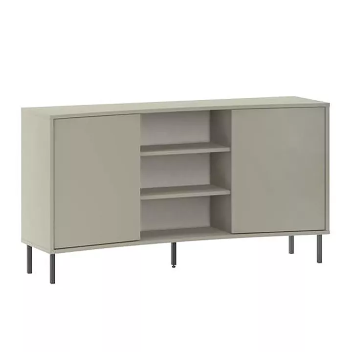 Μπουφές Frem Megapap χρώμα ash green 150x40x81εκ.