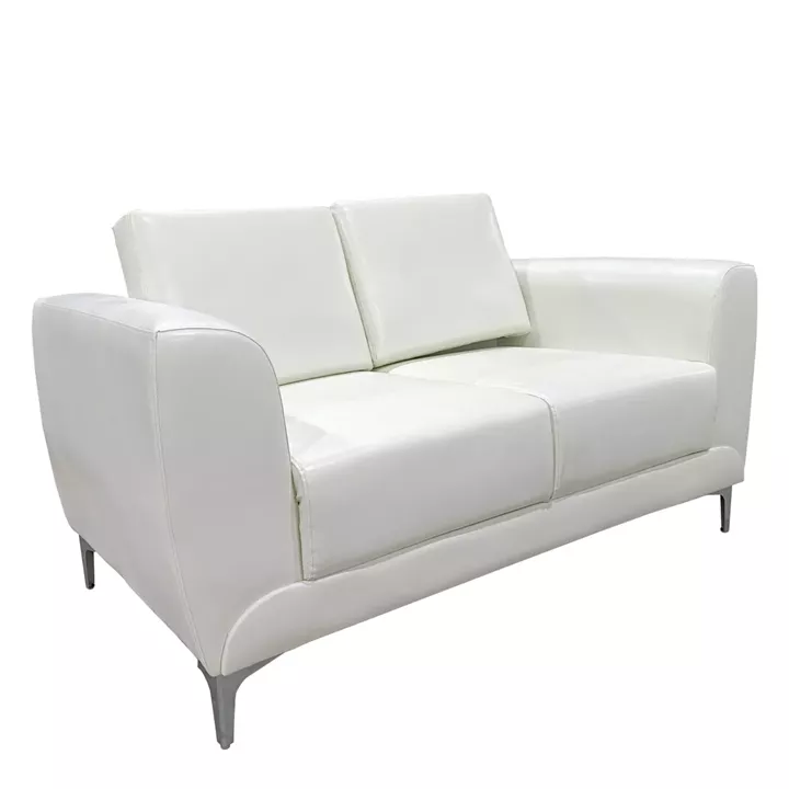 Καναπές Τριθέσιος ArteLibre ELFRIC Λευκό PU 190x81x81cm