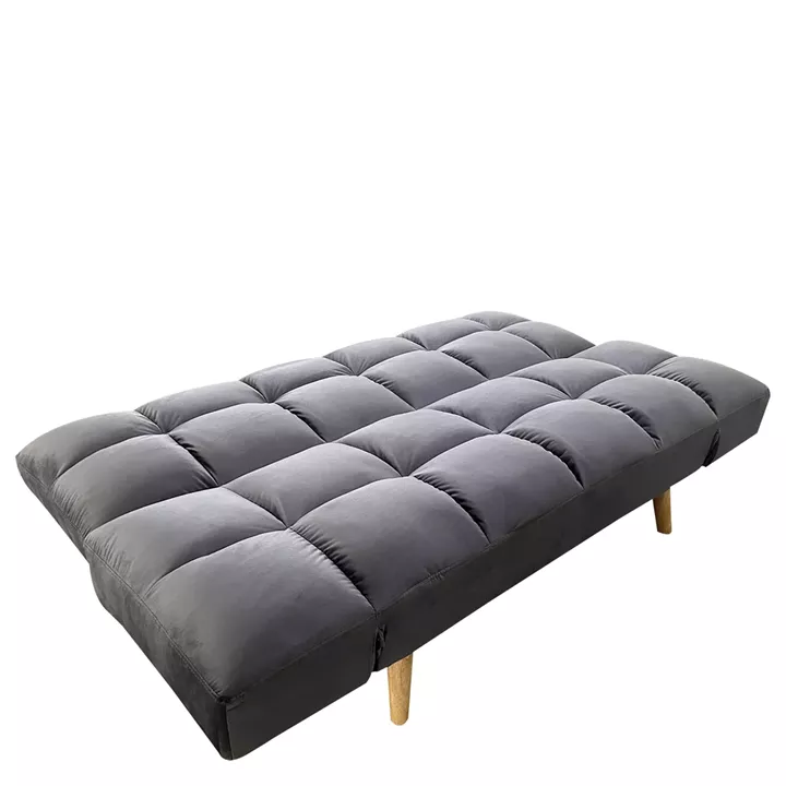 Καναπές Κρεβάτι Τριθέσιος ArteLibre ELVINA Γκρι Ύφασμα 182x82x88cm