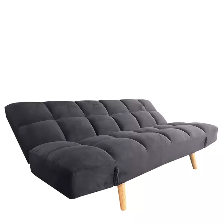 Καναπές Κρεβάτι Τριθέσιος ArteLibre ELVINA Γκρι Ύφασμα 182x82x88cm