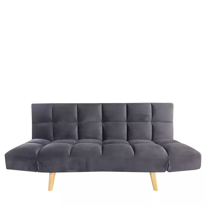 Καναπές Κρεβάτι Τριθέσιος ArteLibre ELVINA Γκρι Ύφασμα 182x82x88cm