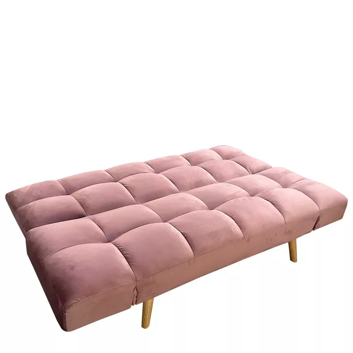 Καναπές Κρεβάτι Τριθέσιος ArteLibre ELVINA Σάπιο Μήλο Ύφασμα 182x82x88cm