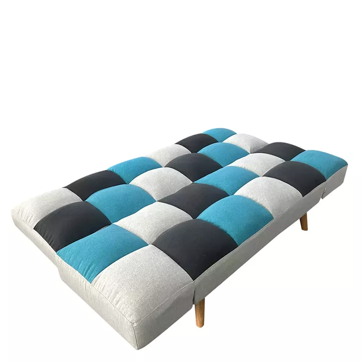 Καναπές Κρεβάτι Τριθέσιος ArteLibre ELVINA Πολύχρωμο Ύφασμα 182x82x88cm