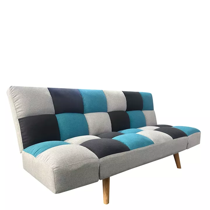 Καναπές Κρεβάτι Τριθέσιος ArteLibre ELVINA Πολύχρωμο Ύφασμα 182x82x88cm