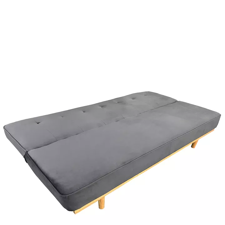 Καναπές Κρεβάτι Τριθέσιος ArteLibre CELESTE Γκρι Ύφασμα 193x85x88cm