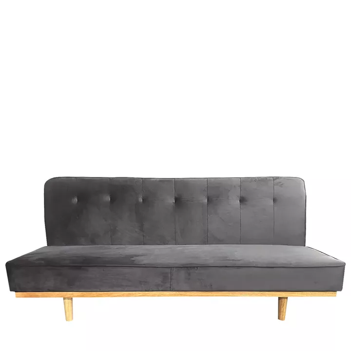 Καναπές Κρεβάτι Τριθέσιος ArteLibre CELESTE Γκρι Ύφασμα 193x85x88cm