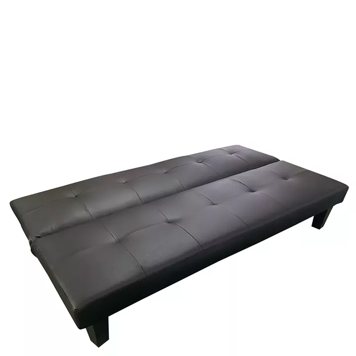 Καναπές Κρεβάτι Τριθέσιος ArteLibre NAHELE Μαύρο PU 82x82.5x78cm