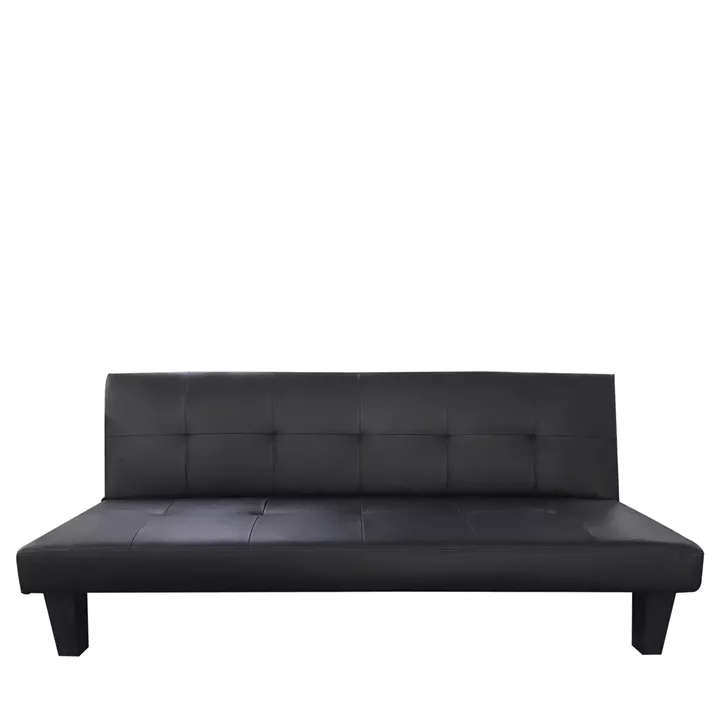 Καναπές Κρεβάτι Τριθέσιος ArteLibre NAHELE Μαύρο PU 82x82.5x78cm