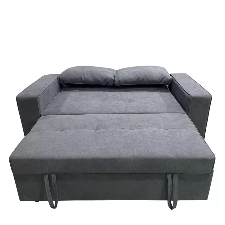 Καναπές Κρεβάτι Διθέσιος ArteLibre AISHA Γκρι Ύφασμα 176x102x91cm