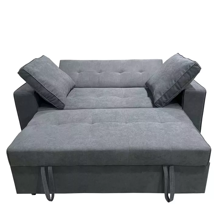 Καναπές Κρεβάτι Διθέσιος ArteLibre AISHA Γκρι Ύφασμα 176x102x91cm