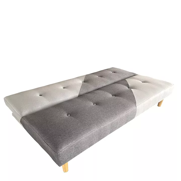 Καναπές Κρεβάτι Τριθέσιος ArteLibre NERISSA Αποχρώσεις Γκρι Ύφασμα 178x87x78cm