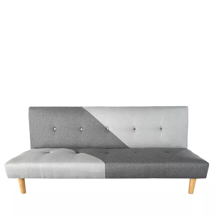 Καναπές Κρεβάτι Τριθέσιος ArteLibre NERISSA Αποχρώσεις Γκρι Ύφασμα 178x87x78cm