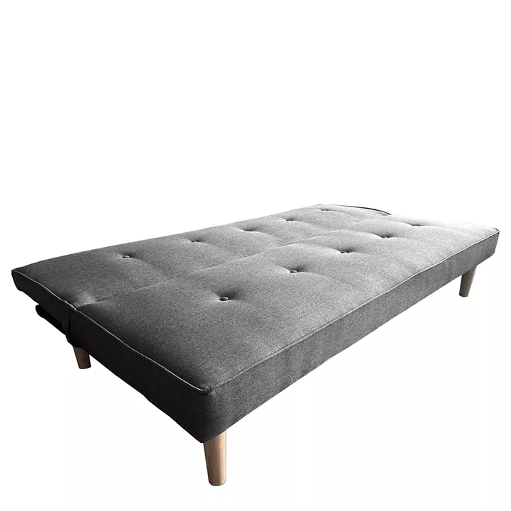 Καναπές Κρεβάτι Τριθέσιος ArteLibre MARILINA Γκρι Ύφασμα 181x86x75cm